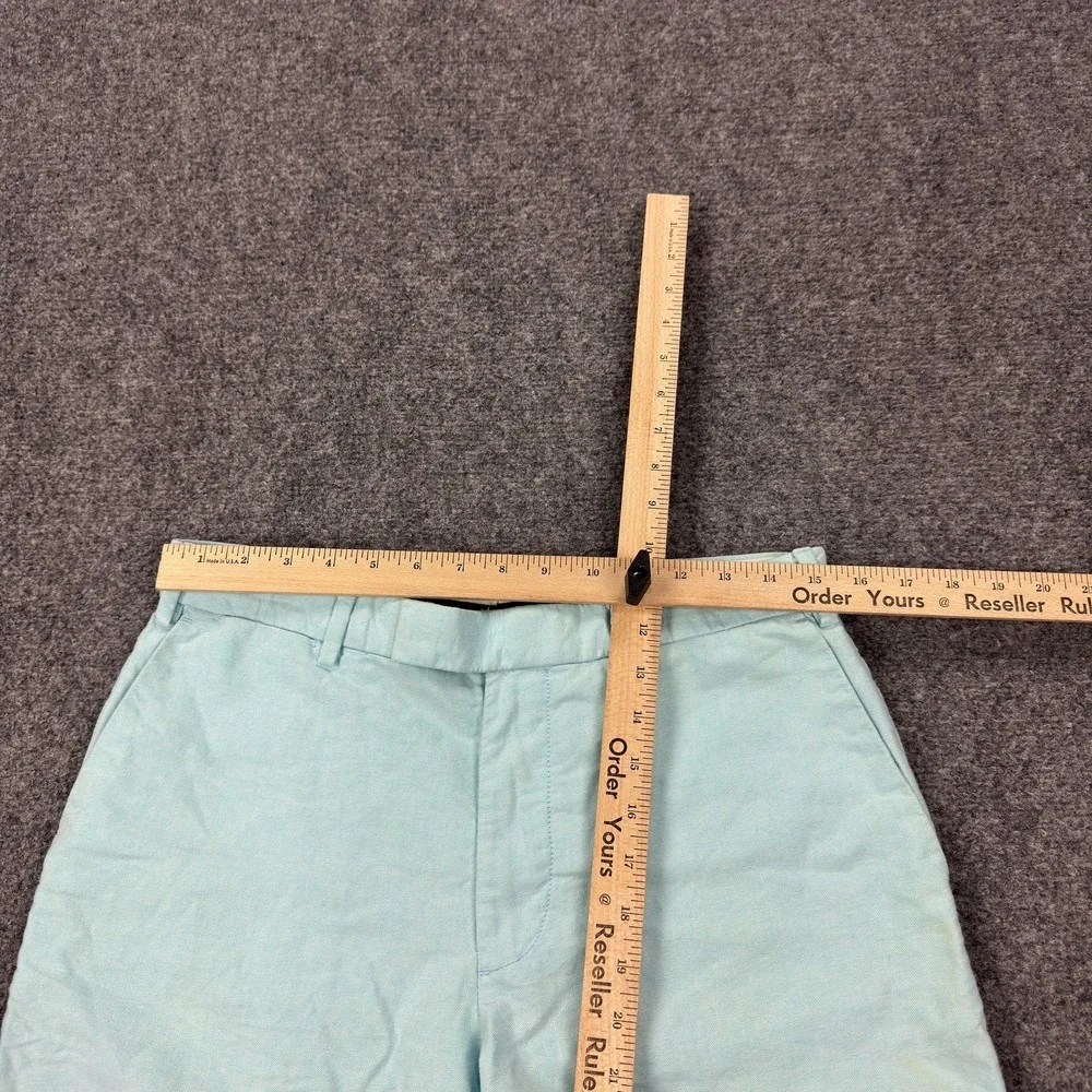 Vintage Polo Ralph Lauren Shorts Mens 33 Blue Chino Flat Front 10 Inseam Casual‎